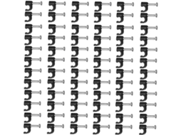 Presilhas Para Cabo Coaxial, Presilhas De Parede Para Tv E Ethernet, Montagem Reforçada.