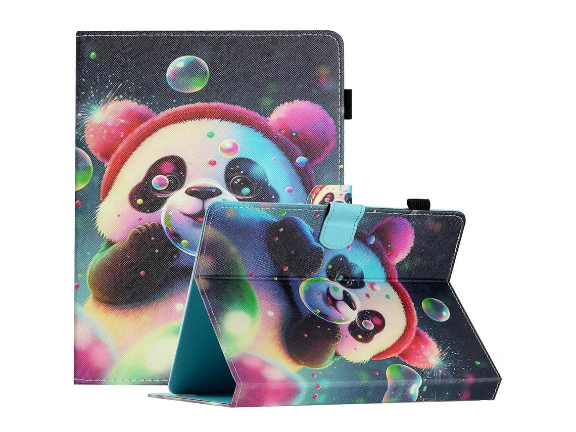 Capa de couro para tablet de 8 polegadas da Webake com design de costura colorida