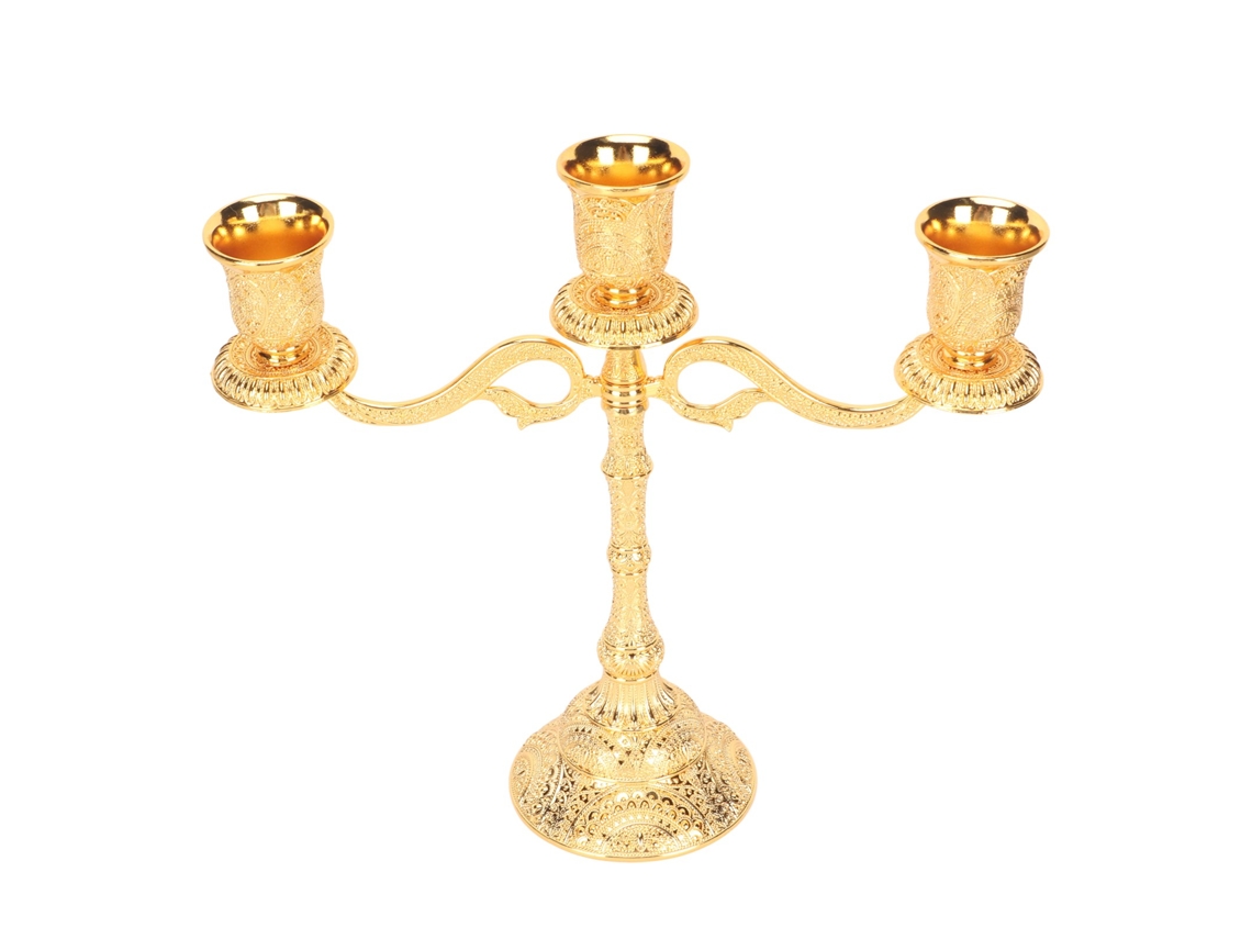 Candelabro De Liga Vintage Para Apoio A Velas