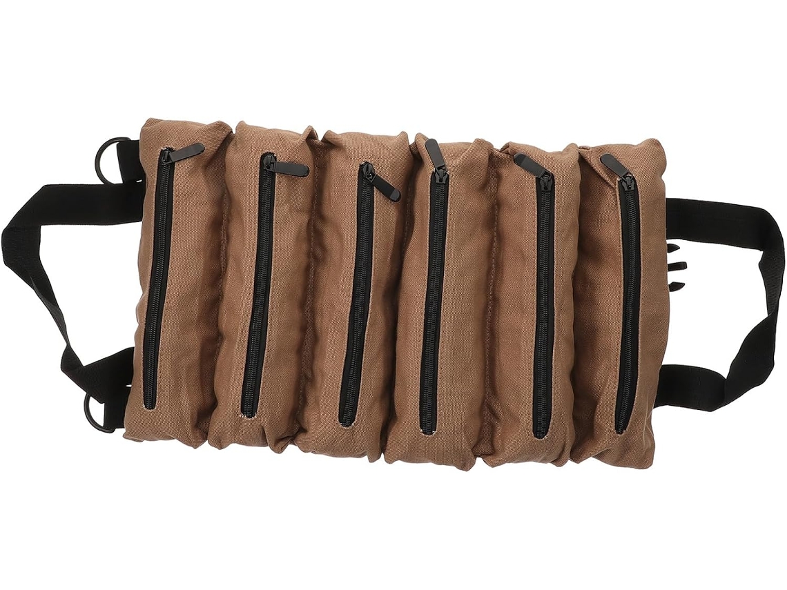 Bolsa De Ferramentas Multifuncional Roll 6 Para Carro, Em Lona.