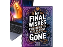 Final Wishes Journal – Bloco De Documentos Estruturado, Diário De Plano De Dezembro De 230 G