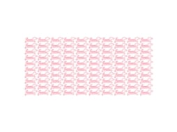 100 Grampos De Papel Em Forma De Cachorros Bonitos Anti-óxido Leves Para Casa, Escritório, Escola Rosa