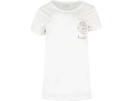 Top De Mulher Jaqueline De Yong Jdychicago Rose Estampado Branco (xs)