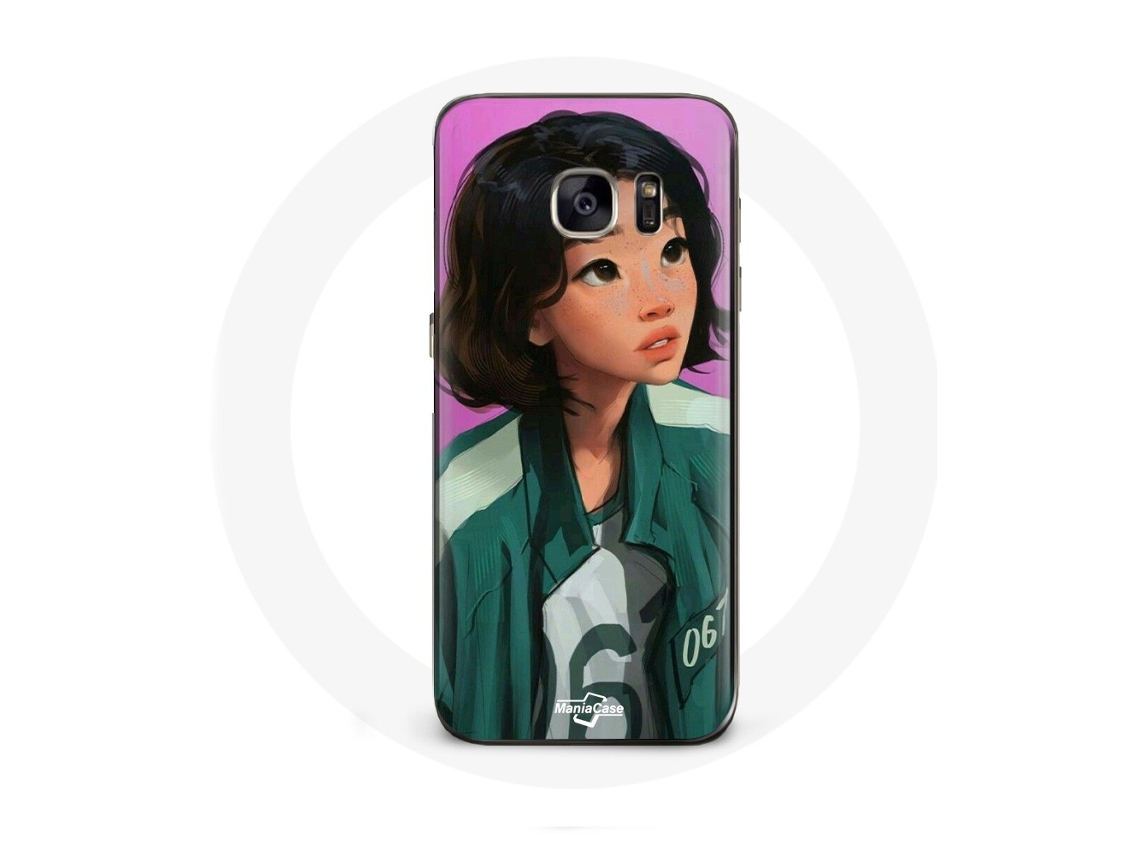 Capa para Samsung galaxy S6 Squid Game Kang Sae Byeok arte