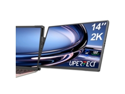 Monitor Portátil De 14, Resolução 2240x1400, Design Com Giro De 360°,branco,eu Plug Oem