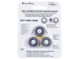 Lâminas Máquina de Barbear Compatíveis C/ Philips Sh71/50