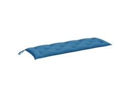 Garden Bench Cushion, Garden Bench Cushions Vidaxl Azul Tecido (150 X 50 X 7 Cm)