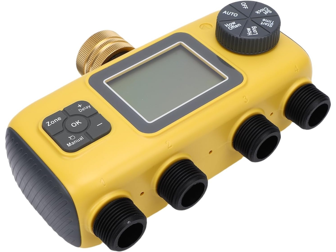 Temporizador Digital Programável Com 4 Saídas Para Irrigação, Ideal