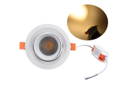 Luz Embutida Led 7w 3000k S/MARCA para Hotel e Decoração