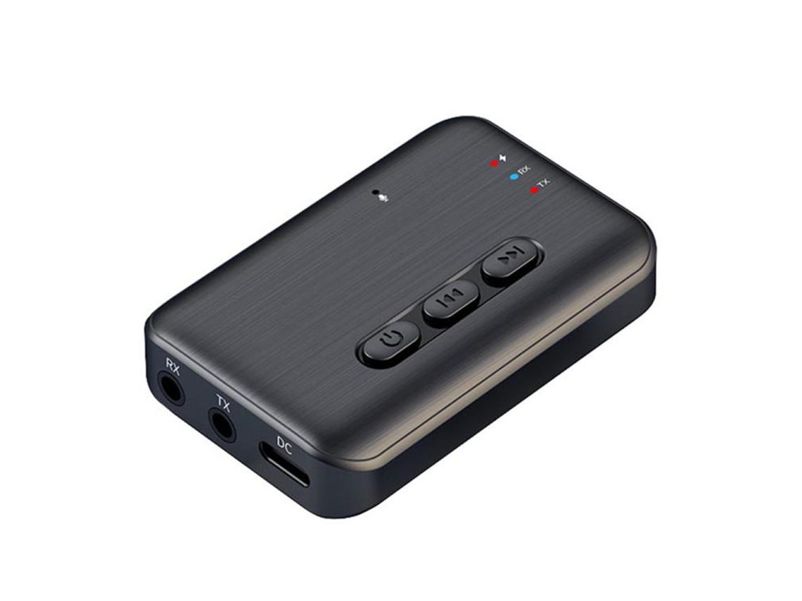 Adaptador Bluetooth para carro ZRUXE 2 em 1 receptor e transmissor Aux Bluetooth 5.3 com chamadas e cartão TF | ZRUXE