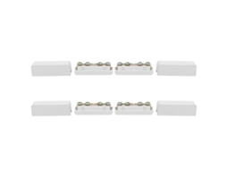 4 Conectores Elétricos Rápidos Terminal 2.5mm16mm