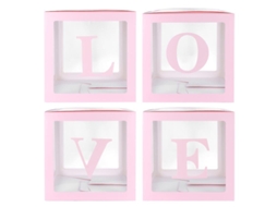 4pcs Caixa De Balões Decorativos De Festa Allinless