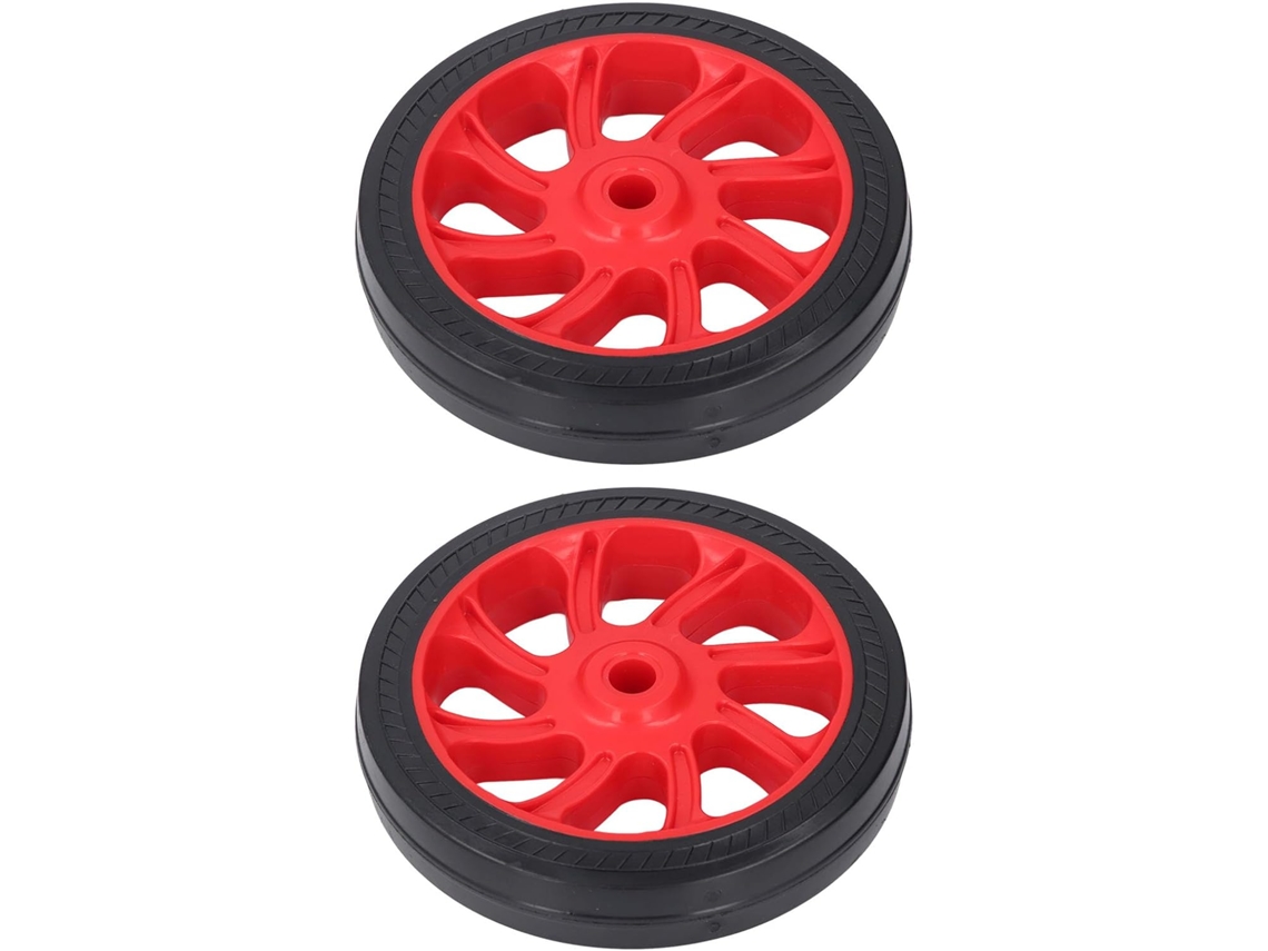 2 Rodas De Borracha Vermelhas De 6 Polegadas Para Compressor De Ar, Para Facilitar A Mobilidade. Gokoco