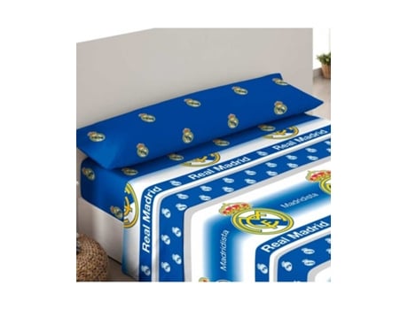 Conjunto de Lençóis ASDITEX S.L. Real Madrid (Algodão - 090 cm)