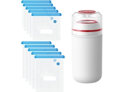 Seladora A Vácuo Portátil Para Armazenamento De Alimentos, Com 10 Seladoras A Vácuo Livres De Bpa.