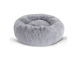 Cama para Gato e Cachorro, Almofada Lavável, 50cm, Cinza Claro | S/MARCA