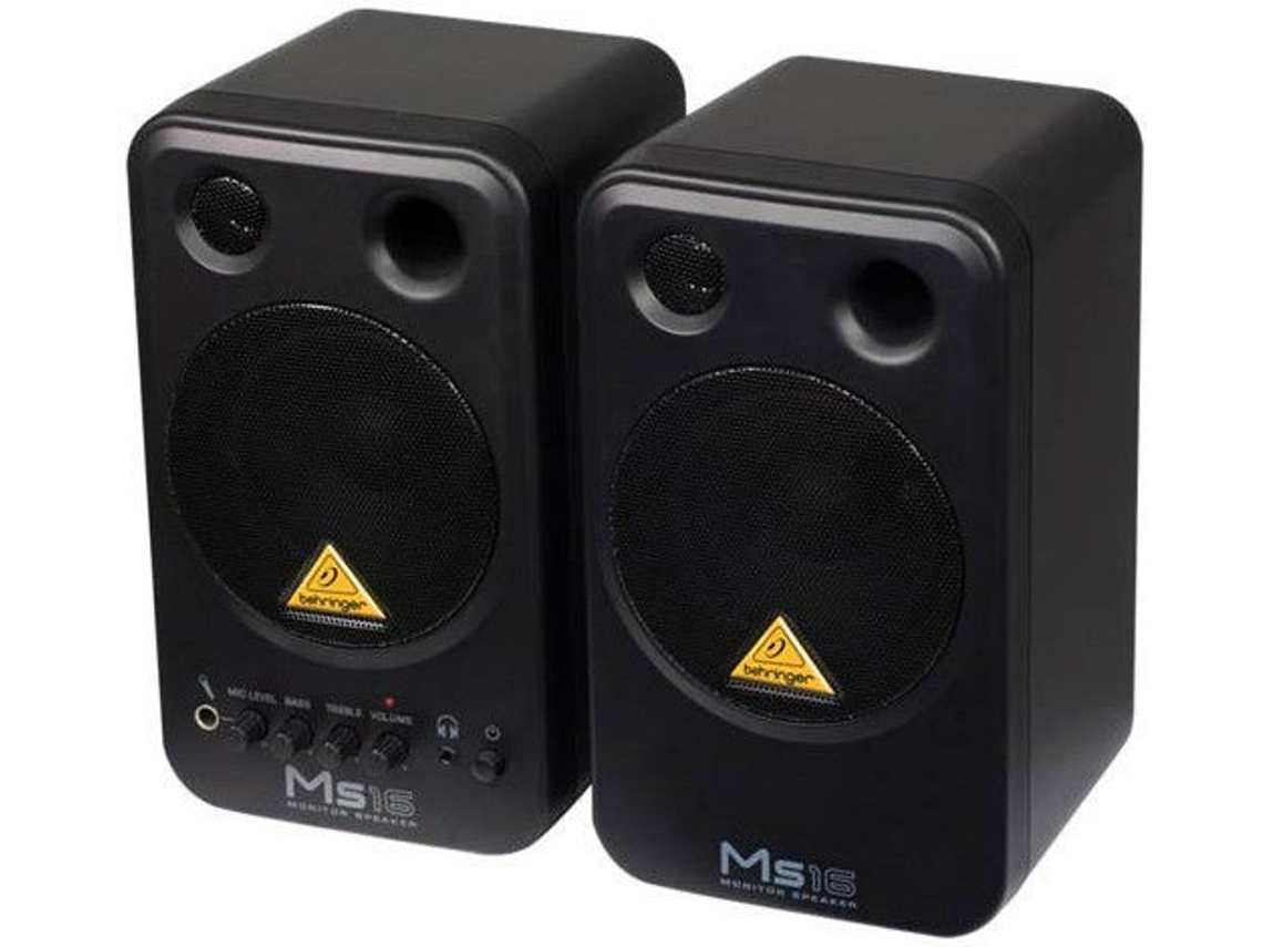 Monitor de Estúdio BEHRINGER MS16-EU (Frequência: 80Hz-20Khz)