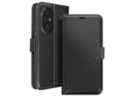 Capa Aba Proteção Alça para Honor Honor 200 Pro MAYAXESS Pele Preto