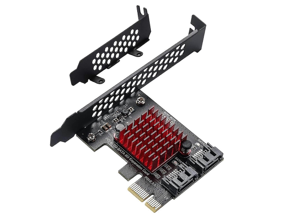 Natal Pcie Para 2 Portas Sata 3.0 6 Gbps Adaptador Ssd Pci E Pci X1 Expans Su Placa Olysi Shop