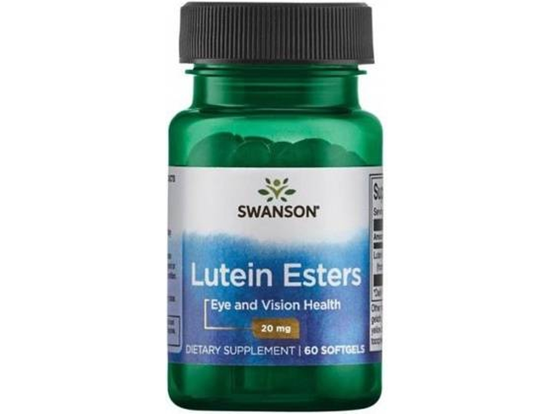 Suplemento Alimentar SWANSON Ésteres De Luteína (60 cápsulas de 20mg)
