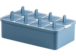 Forma De Picolé Dupla Camada Azul Em Pp Para Cozinha