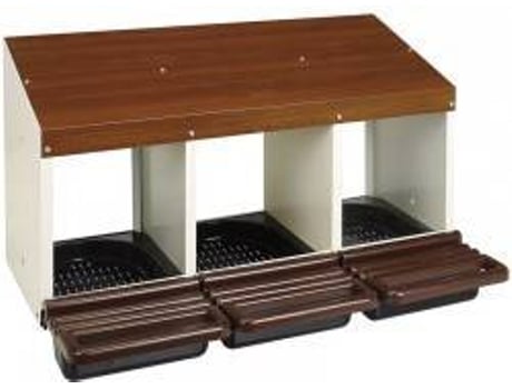 Ninho para Galinhas  (Castanho - Plástico)