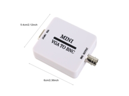 Mali conversor de Vídeo Vga para Bnc Adaptador Digital Switcher Box para Monitor Hdtv Suporta Ntsc Pal