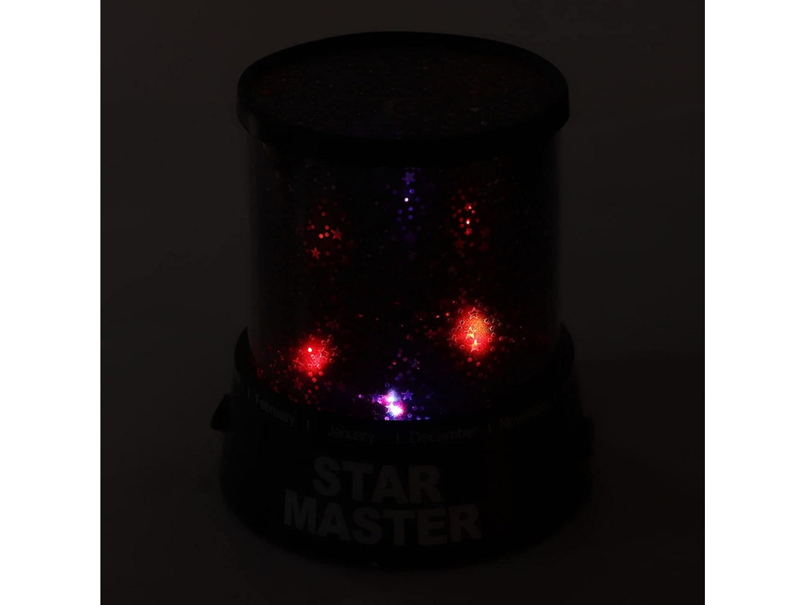 Luminária De Projeção Estrelas , Projetor Luz Noturna Led A Bateria