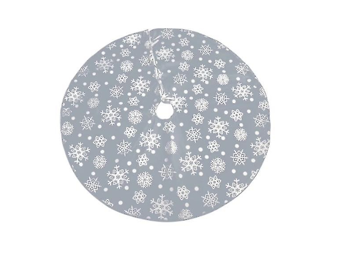 Saia Para Árvore De Natal Com Padrão De Floco De Neve, Decorações De Natal, Tapete Para Árvore De Natal Olysi Shop