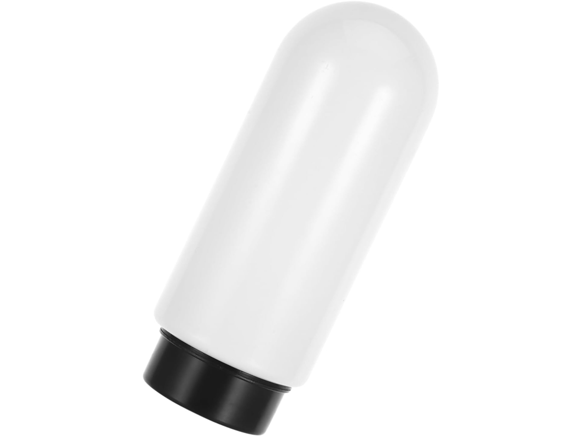 Substituição Cilíndrica em Pmma Branco e Decoração Moderna para Luminária de Jardim Externa. SFUSHOS