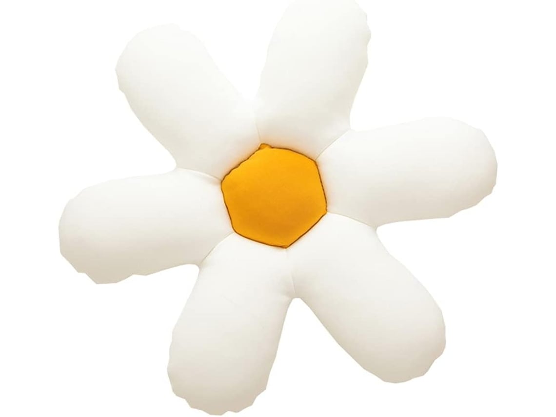 Almofadas Decorativas Em Formato De Flores, Almofadas Decorativas Para Sofá, Cama, Sala De Estar (brancas, 24x24 Polegadas)