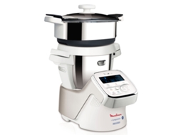 Robô de Cozinha MOULINEX i-Companion + Panela de Vapor HF9001PT (4.5 L - 1550 W - 6 acessórios)