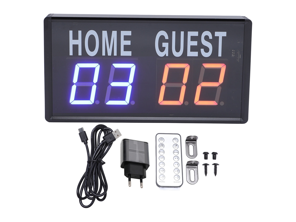 Marcador Electrónico Led Control Remoto Baloncesto | S/MARCA