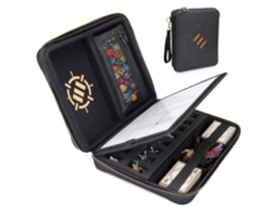 Estojo Organizador Para Jogos De Rpg Enhance Gaming Caixa De Armazenamento Para Jogos De Mesa, Preto