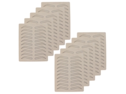 10pcs Pele De Prática Para Microblading De Sobrancelha Profissional Borracha Macia Para Iniciantes