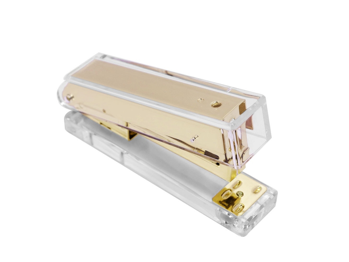Elysve Grampeador De Mesa Transparente 2,28 Polegadas