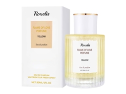 Perfume Feminino Roxelis Yellow Lady Charming Edt Fragrância com Notas Florais Alegres LAXISCREED