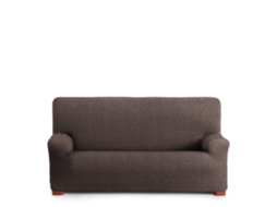 Capa para Sofá Bielástica Adaptável Roc 2 Lugares 140-200 Cm Marrom VIPALIA