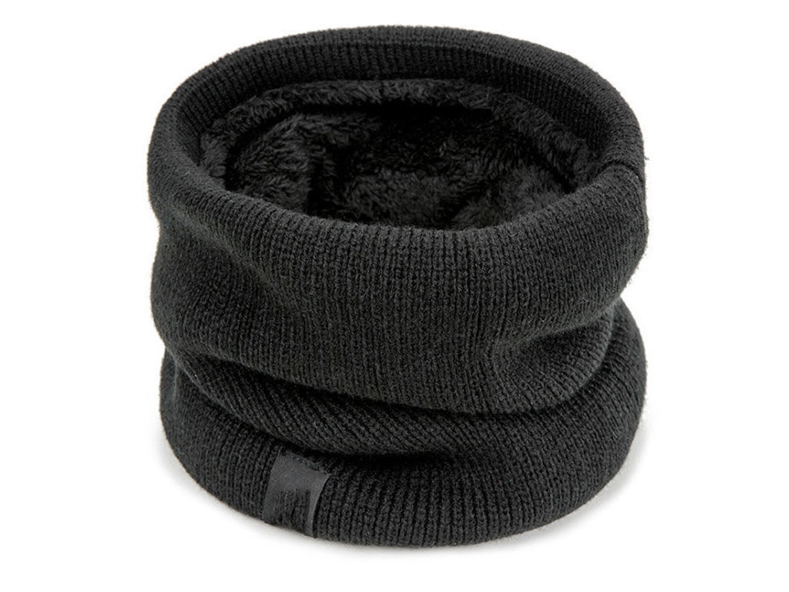Omni-bufanda Loop Cálida De Doble Capa Con Forro De Plush Elástico Grueso Tejido Invierno Para Hombre Y Mujer