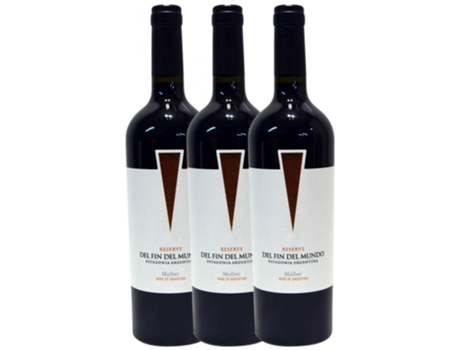 Fin del Mundo Malbec Mendoza Reserva 75 cl (Caixa de 3 unidades)