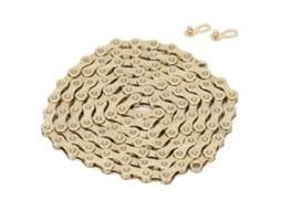 Corrente de Bicicleta de Aço, 10 Marchas, para Mountain, Road Bike, Pasta Dobrável, Acessórios de Bicicleta, Ouro S/MARCA