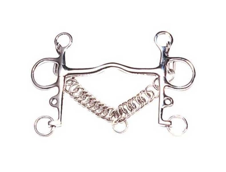 Ponte e Corrente de Aço Inoxidável Mordeu Pelham Prateado 13.5 Cmmarjoman Distribucion