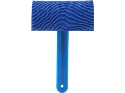 Rolo de Pintura com Padrão de Madeira Azul, com Mango, Ferramenta de Decoração de Paredes | S/MARCA