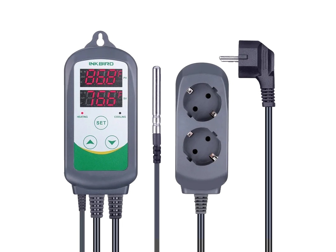 Controlador Digital De Temperatura, Saída De Relé Dupla, Faixa De Temperatura Precisa De -50 A 99 °c,itc-308s Sonda Ntc