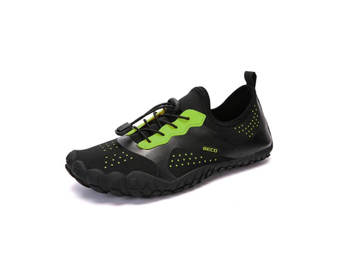 Beco Aquaventure Sapatos De Água | Preto/verde Limão