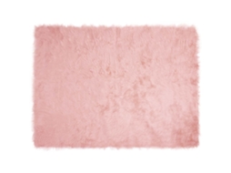 Conjunto 1 Tapete Vidaxl Rosa Poliéster (160 X 230 Cm)