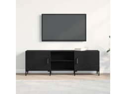 Vidaxl Conjunto De Móvel De Tv 150 X 30 X 50 Cm Carvalho Preto