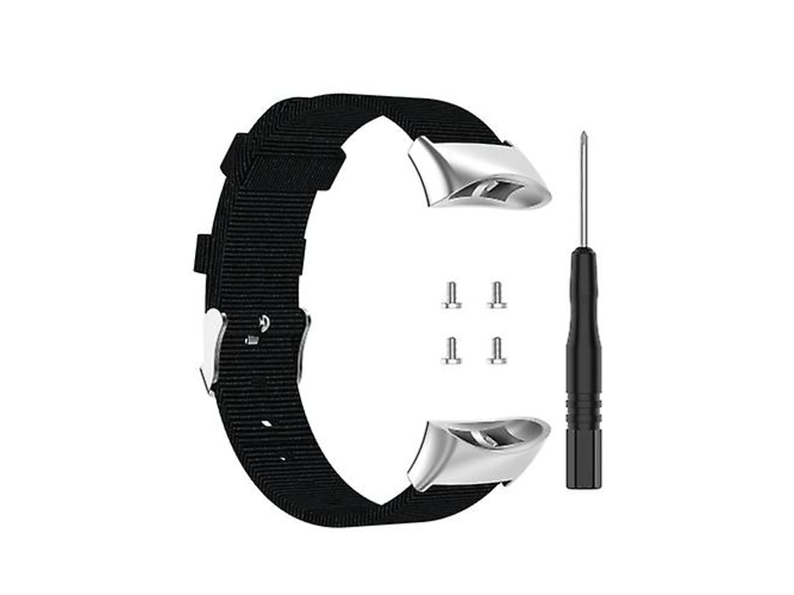 Pulseira De Relógio Lurelia Para Garmin Forerunner 45 / 45s / Swim 2 Universal Nylon Canvas Preto