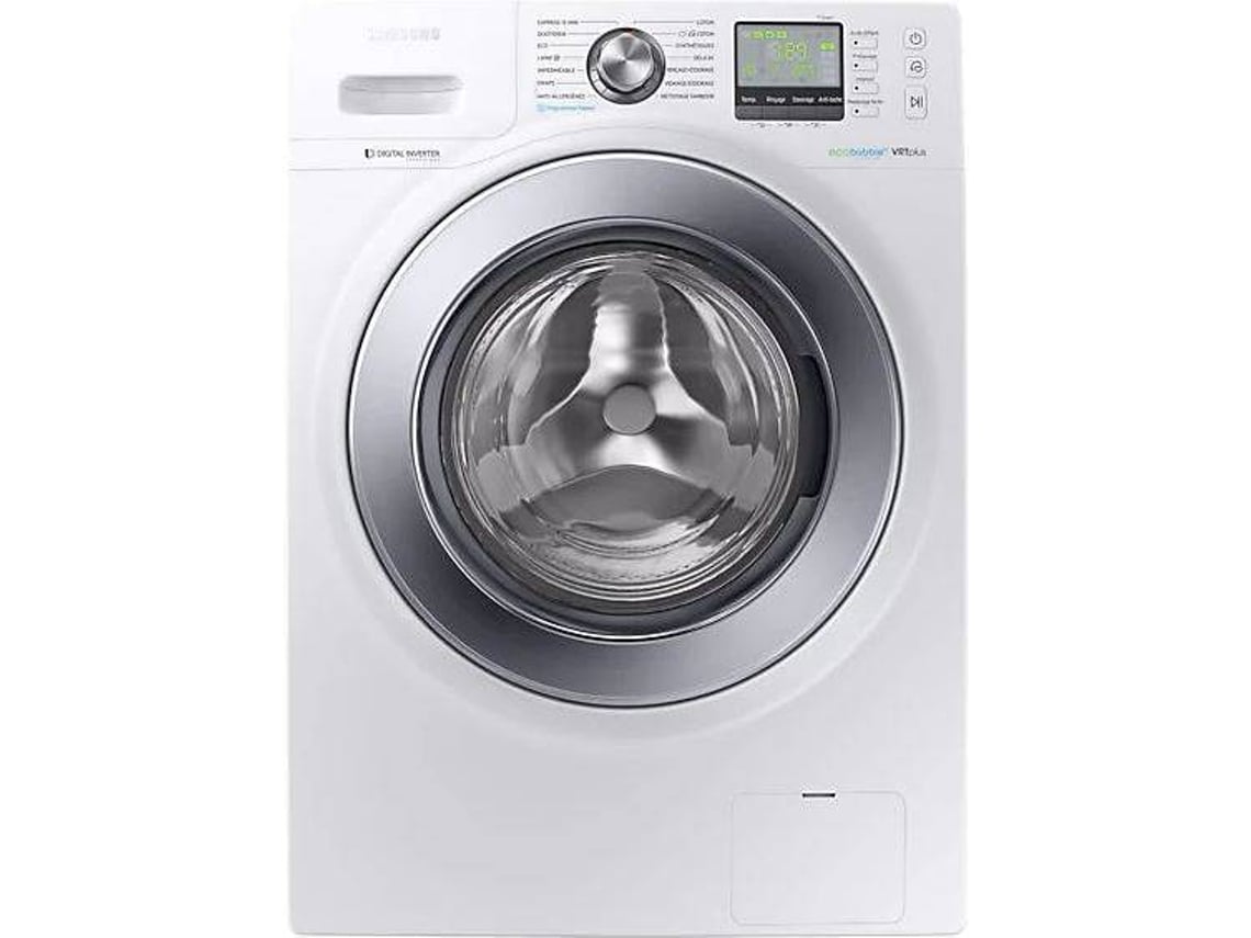 Máquina de Lavar Roupa SAMSUNG Ecobubble WW12R641U0M (12 kg - 1200 rpm - Branco)