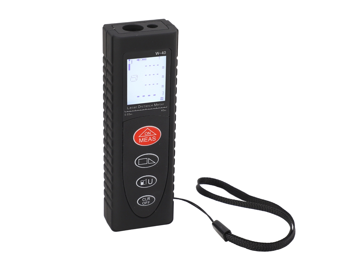 Medidor de Distância a Laser 40m Mini Portátil Digital Preciso Ferramenta Rangefinder